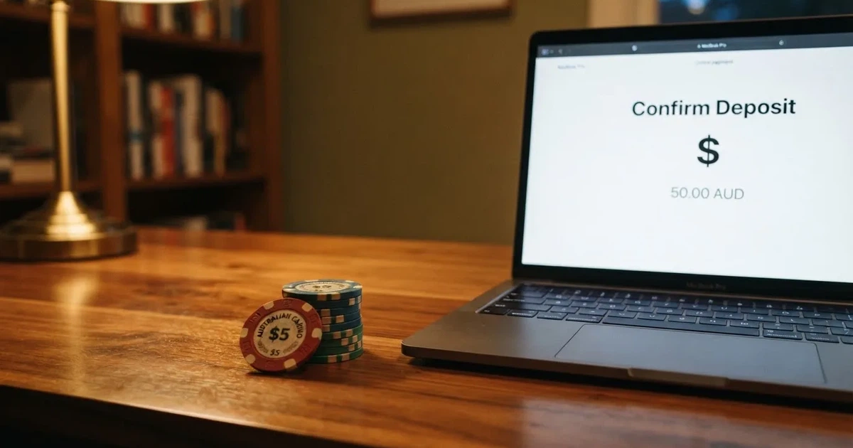 A small stack of coins next to a laptop showing an online payment form.